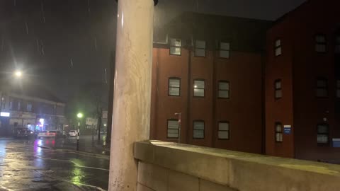 Stormy night in Manchester