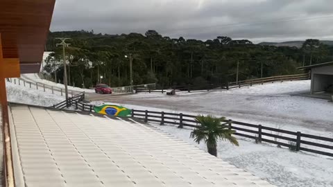 Neve em Cambará do Sul