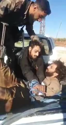 HTS militants captured in Syria