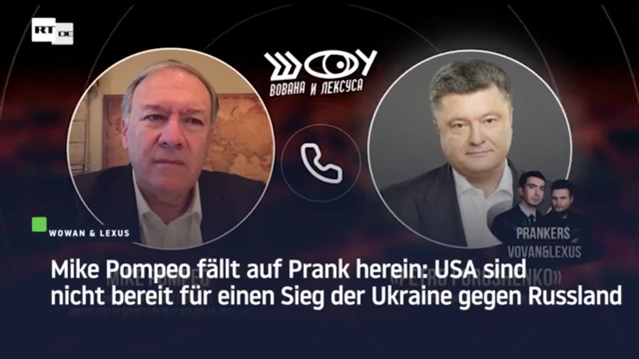 Prankster alias Poroschenko telefoniert dem echten M Pompea