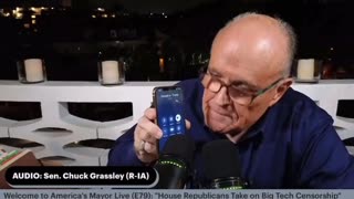 Cool moment when President Trump called Rudy Giuliani (last night)