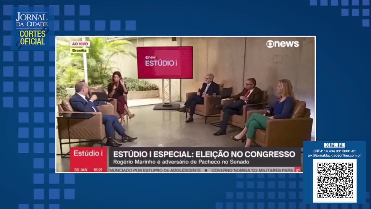 Em atitude destemperada, jornalista da Globo News parte para o ataque leva dura lição de Marinho