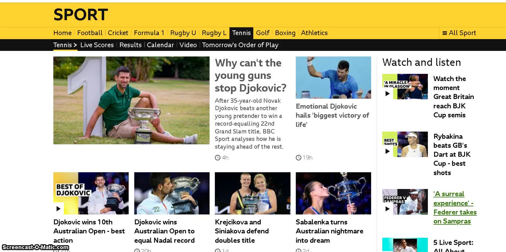 Congratulations Novak