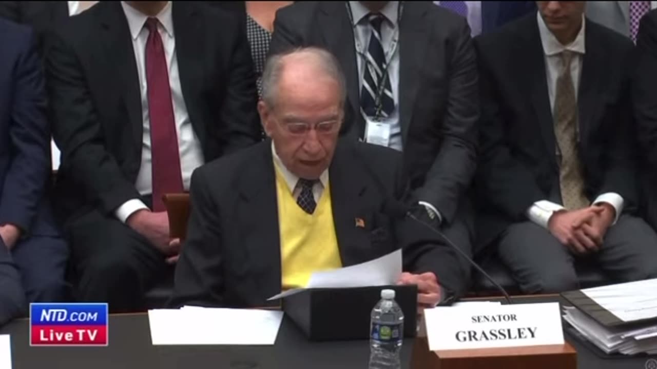 Senator Grassley's full statement on big tech & government collusion on social media