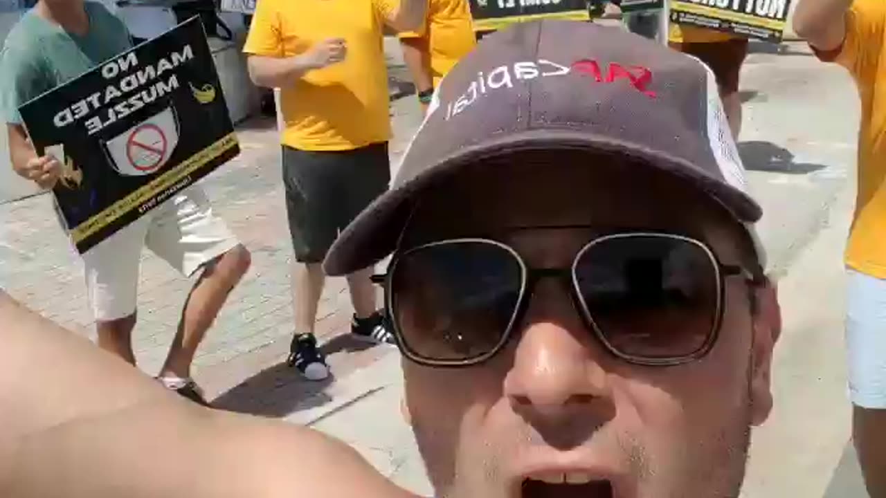 9/18/2021 Elon Gerberg at the Medical Freedom Rally on Fort Lauderdale Beach