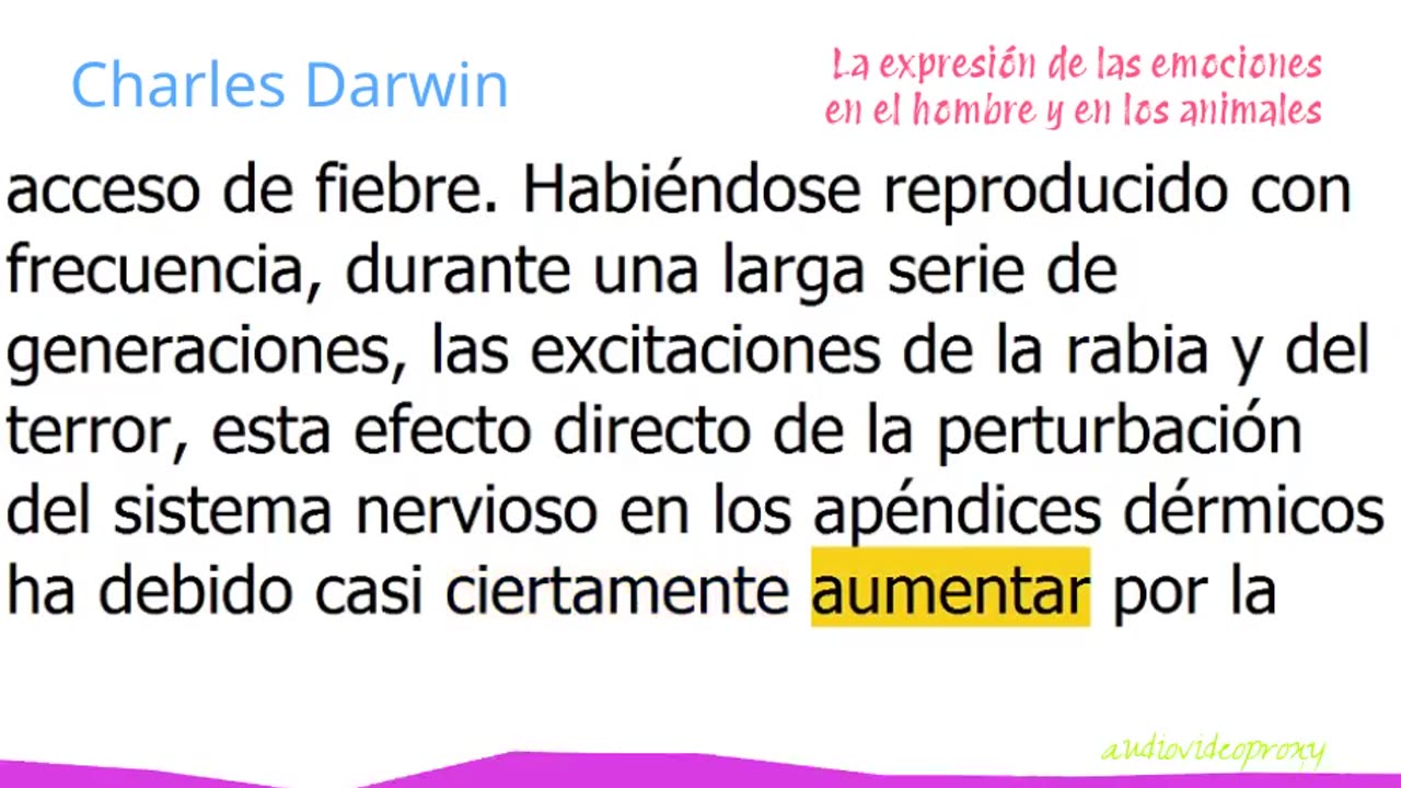 Charles Darwin - La expresión de las emociones en el hombre y en los animales 1/2