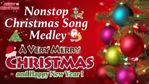 Non Stop Christmas Songs Medley ❄ Top 100 Christmas Nonstop Songs ⛄ Merry Christmas 2024