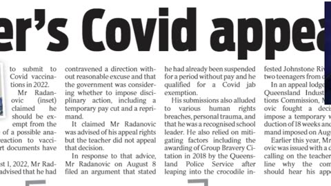 Teacher’s Covid appeal fail