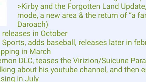 Nintendo direct leak Feb 8th