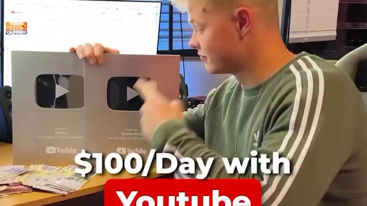 $100/Day with youtube