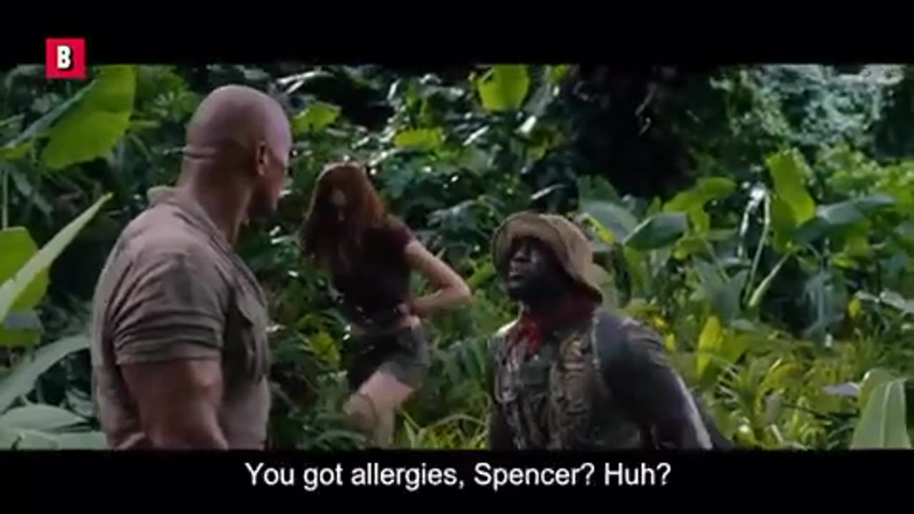 Jumanji | Eaten by a Hippo scene