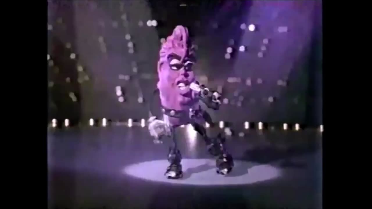 1989 Michael Jackson California Raisins TV Version Commercial