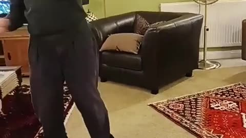 Mr Khan's Funny Moves In His Living Room.