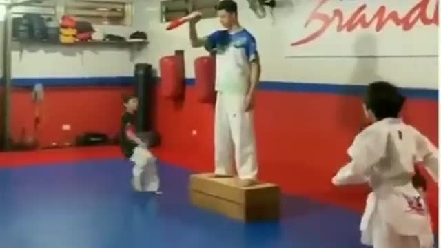 Funny people, watch the last kid kick the best