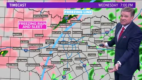 Winter storm forecast: Latest on freezing rain, ice in DFW area