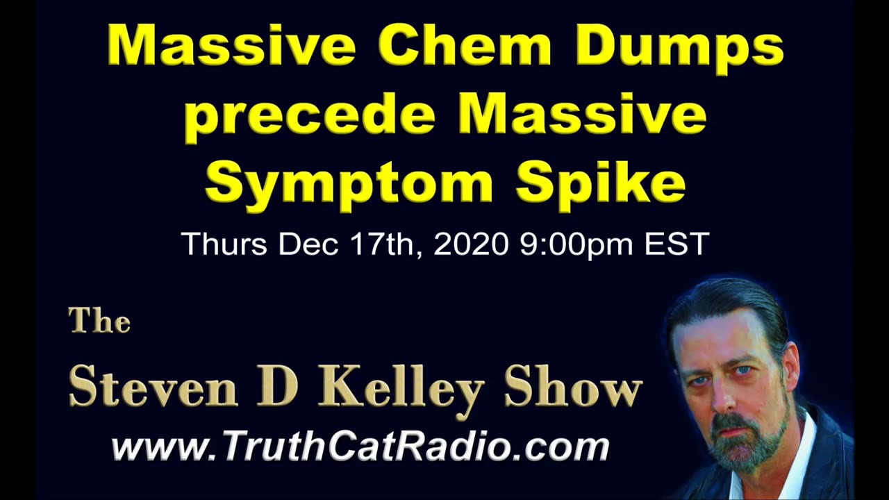 Massive Chem Dumps Precede Massiv Symptoms Spike. Steven D Kelley Dec-17-2020