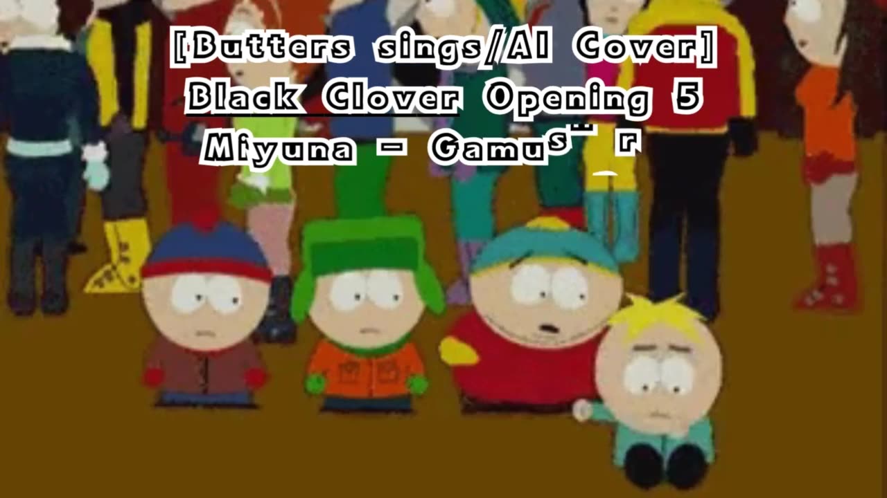 [Butters sings/AI Cover] Black Clover Opening 5 Miyuna - Gamushara