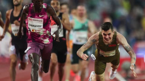 Jakob Ingebrigtsen Dives to Win the 1500M in Oslo.