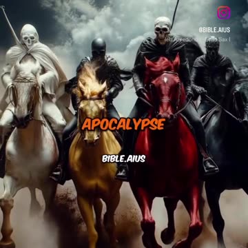 Have you heard about the four horsemen of the Apocalypse? #scripture #endtimes