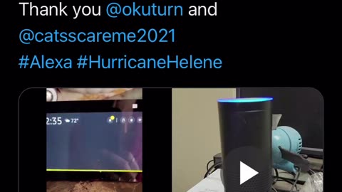 Alexa Says Hurricane Helene Was Cloud Seeded And Manipulated