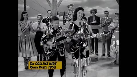 The Collins Kids - Hoy Hoy in HD 1958