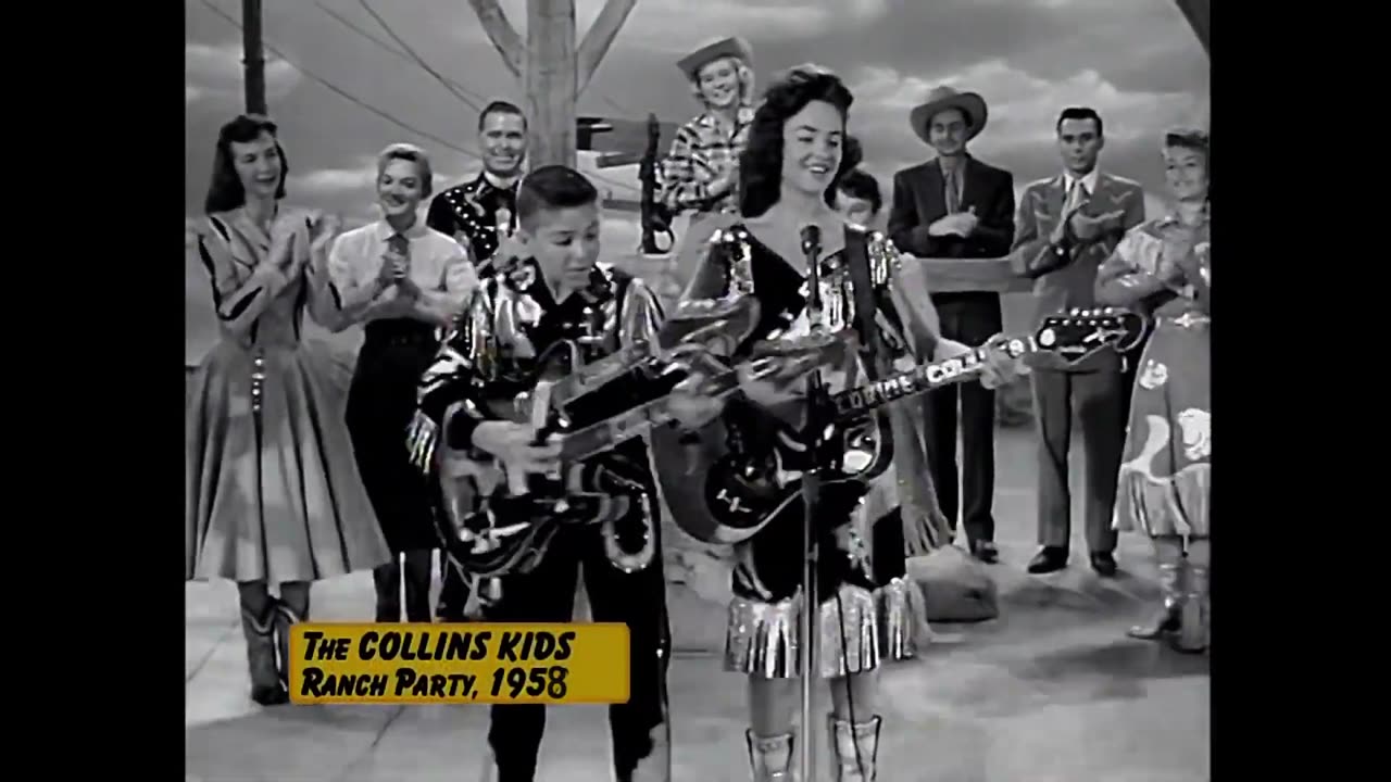 The Collins Kids - Hoy Hoy in HD 1958