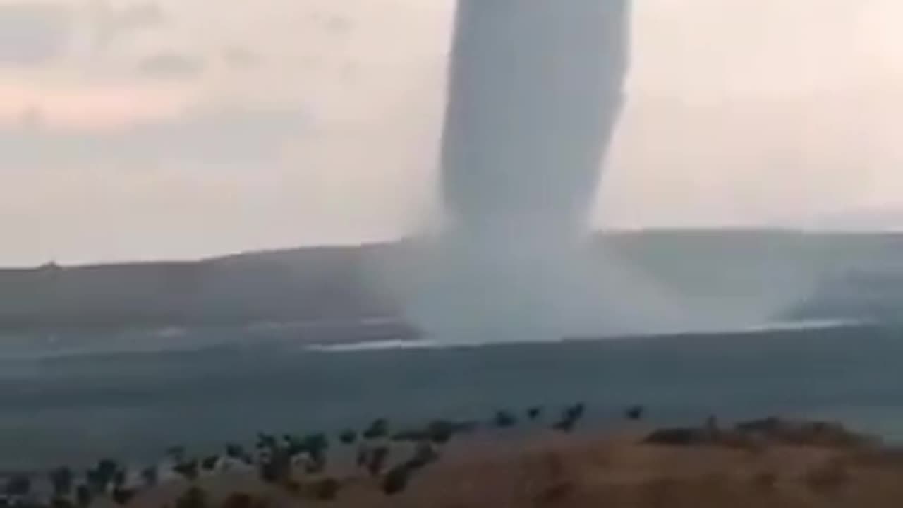 Waterspout Near Bozova Of Sanliurfa Province, Turkey | September 22, 2024