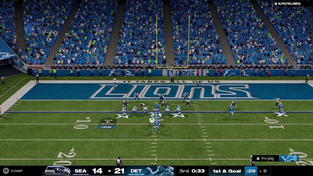 Madden 25 - Lions VS Seahawks Regs H2H