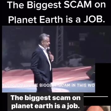 The biggest scam on earth that humanity fell for was working a 9-5 job.