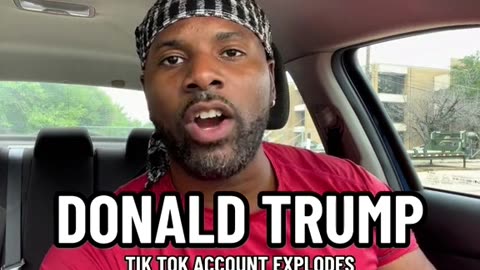 Donald Trump Tik Tok account explodes