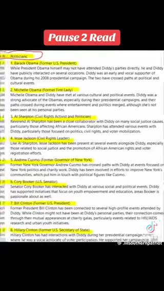 P Diddy's List Just Dropped, Shits About To Get Real Son!