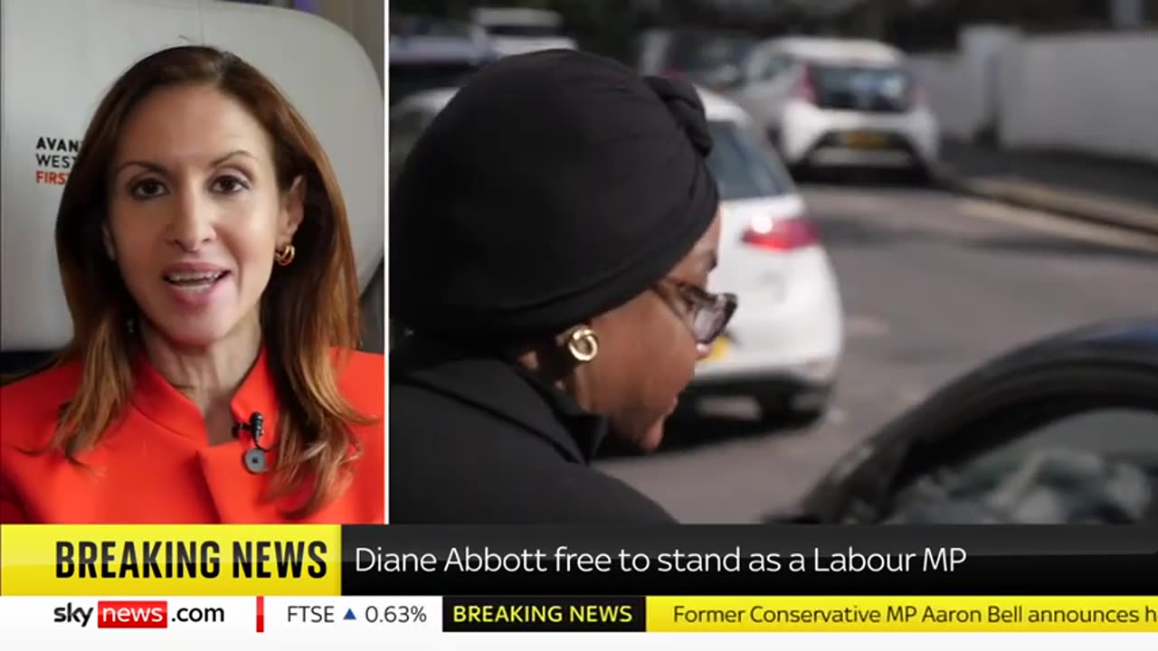 Diane Abbott free to stand as Labour candidate _ Vote 2024 Sky News