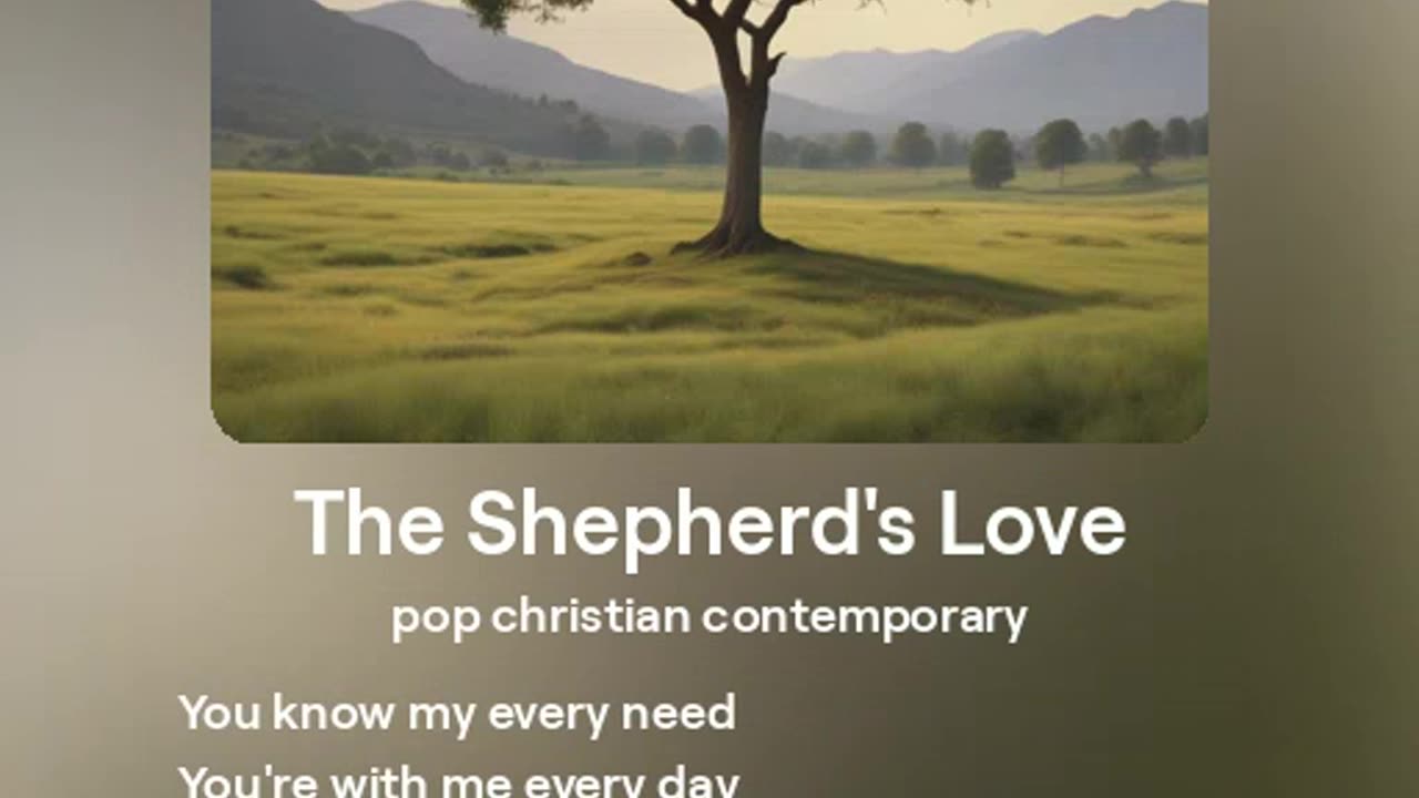 The Shepherd's Love - John 10