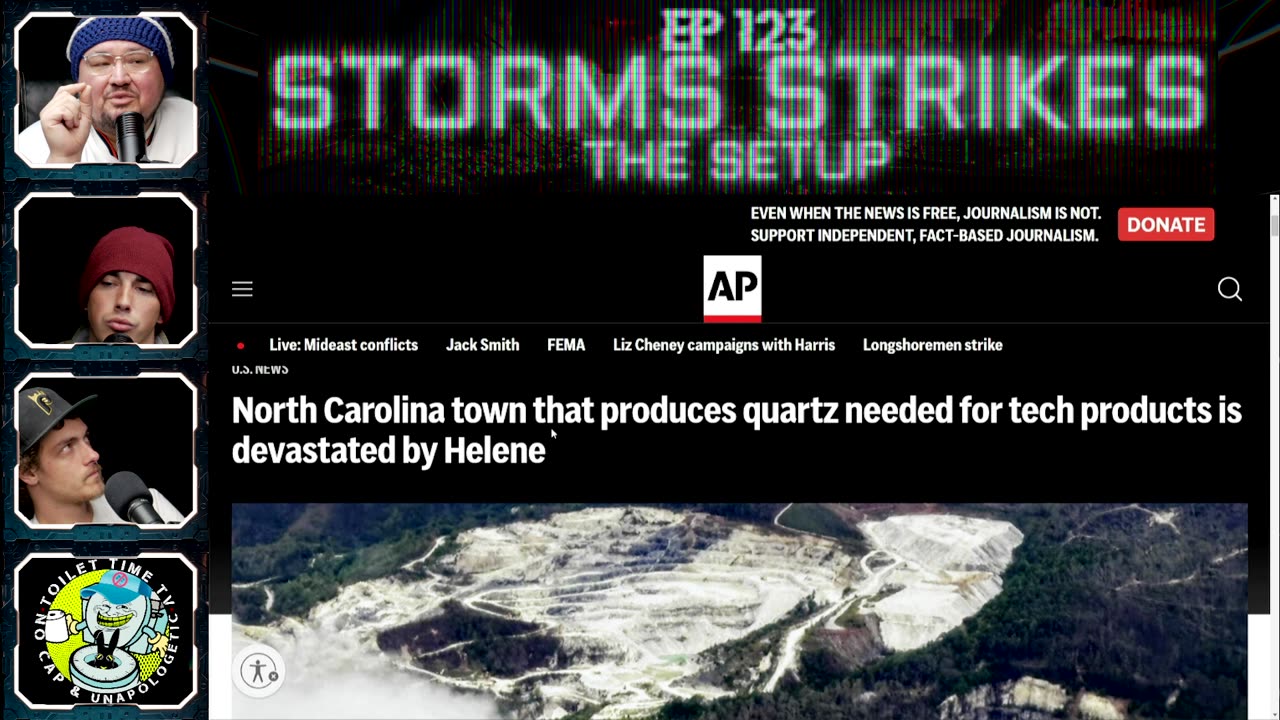 HAARP - Hurricane Helene Planned for Lithium & Quartz