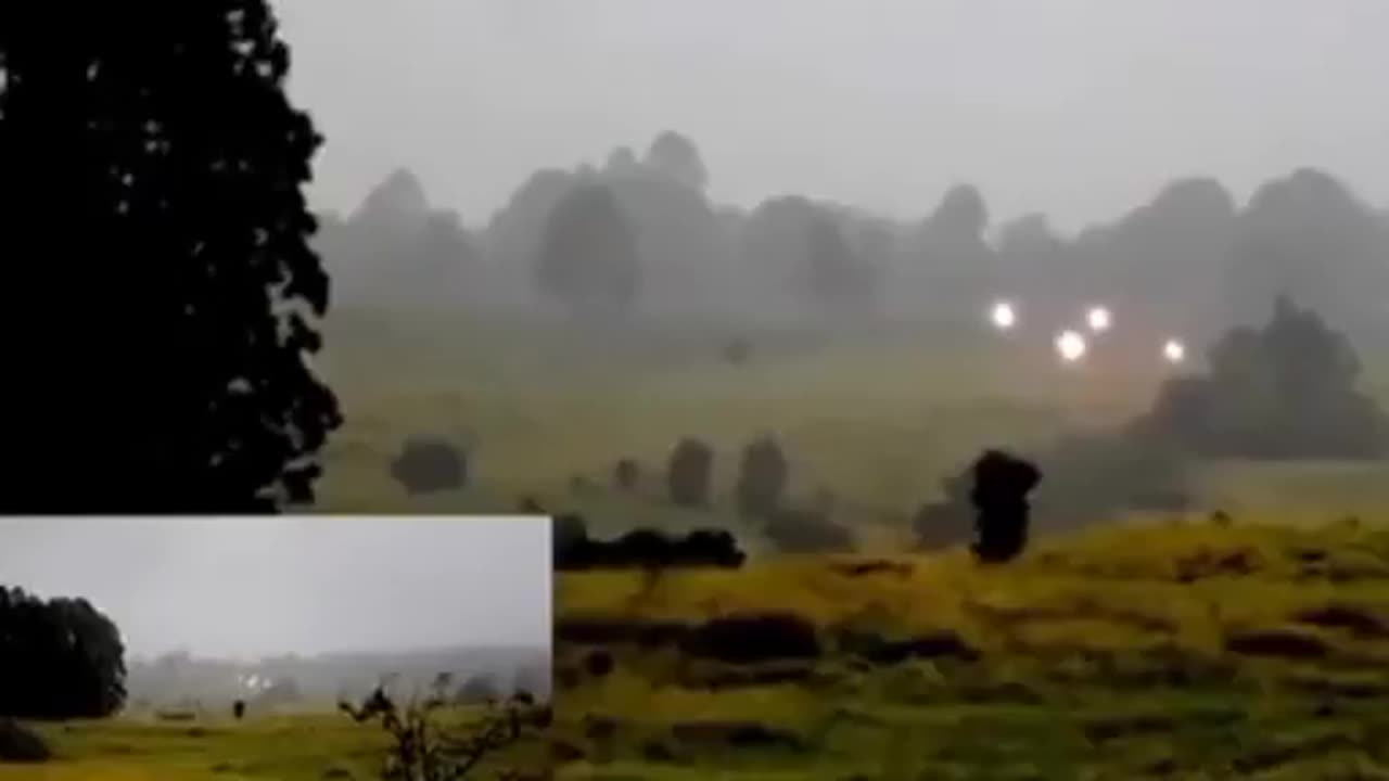 UFOs seen in a Field in England