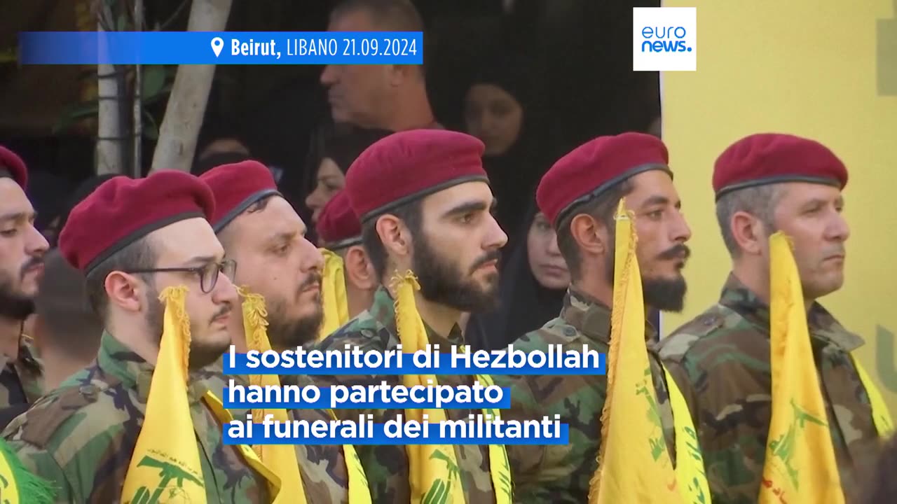 NOTIZIE DAL MONDO Guerra in Medio Oriente:cresce la preoccupazione per un'escalation in Medio Oriente dopo gli attacchi tra libanesi di Hezbollah e lo stato sionista d'Israele.UE,USA e ONU chiedono di evitare un peggioramento