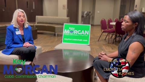 Lucretia Hughes Interview with Kay for Cobb Chair at the Cobb County Candidate Meet and Greet 