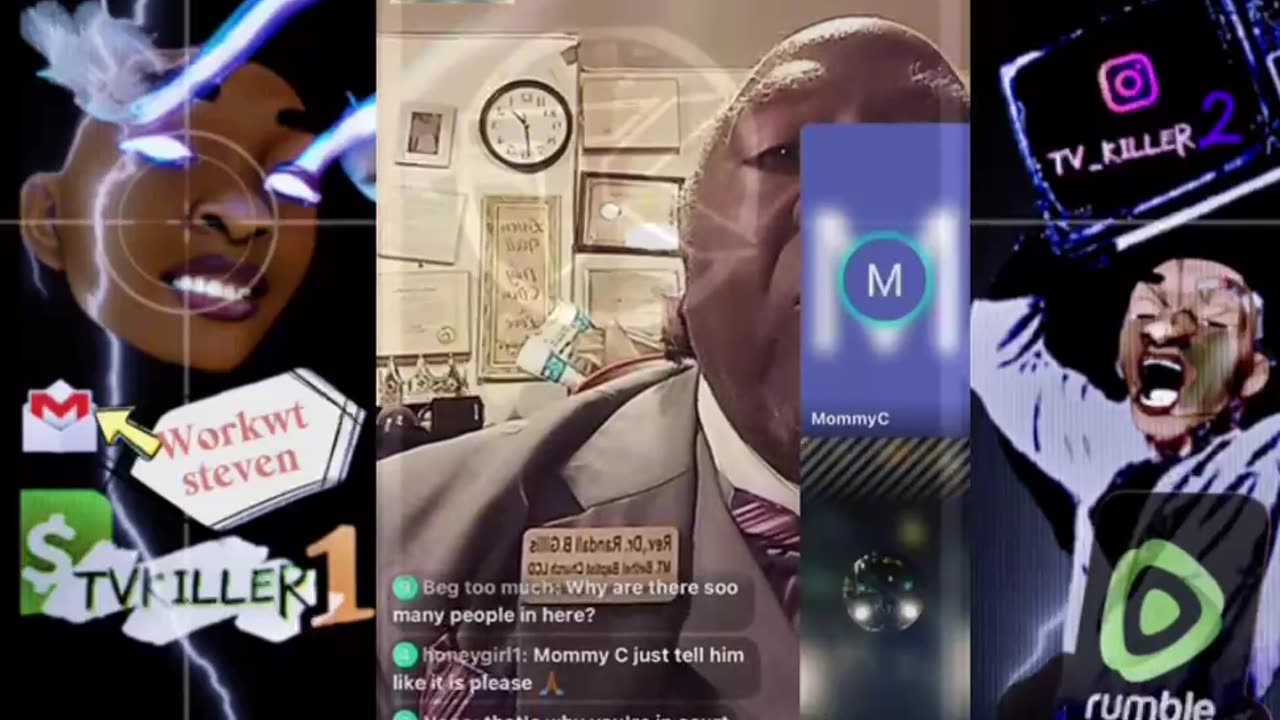 NOT PASTOR P BUT PASTOR RANDALL GILLIS BE READING DOWN BOOTS