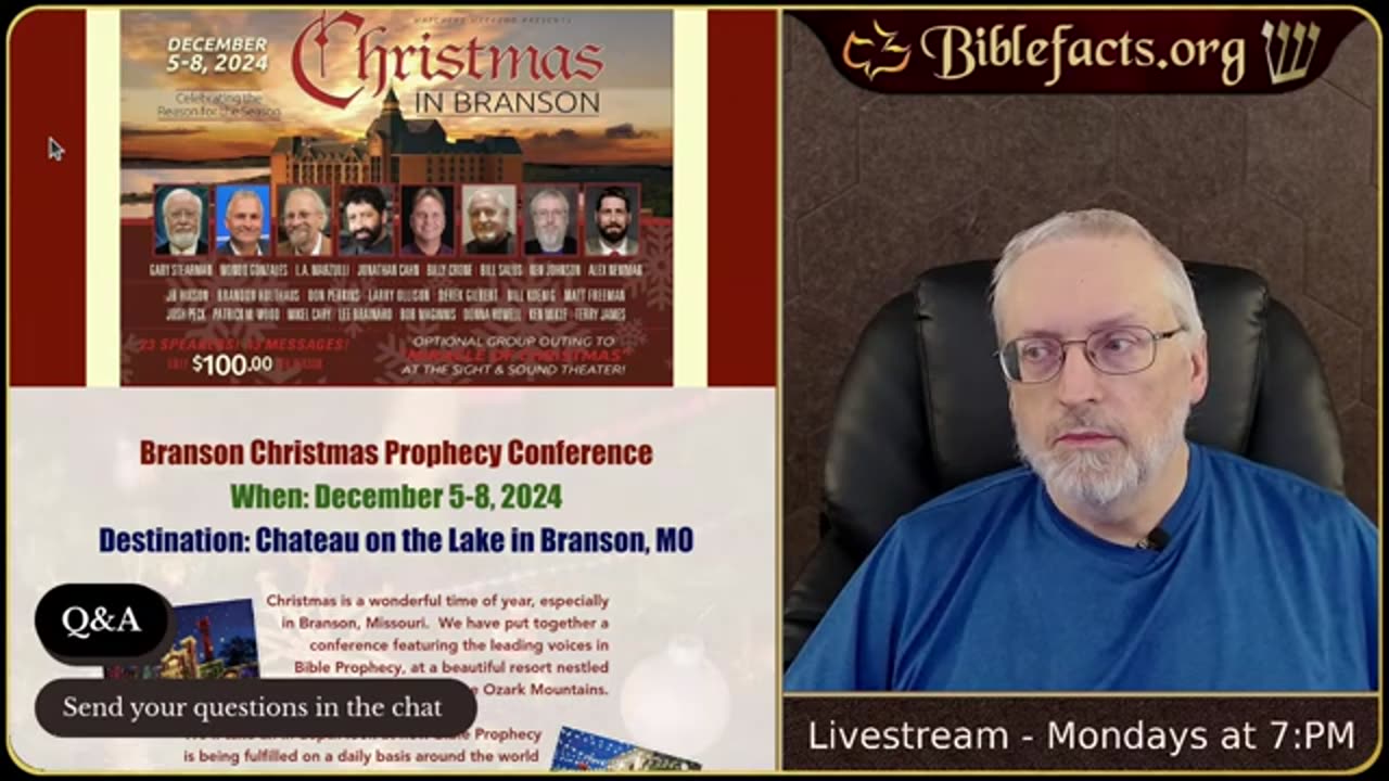 Ken Johnson (Bible Facts) - Christmas in Branson Prophecy Conference