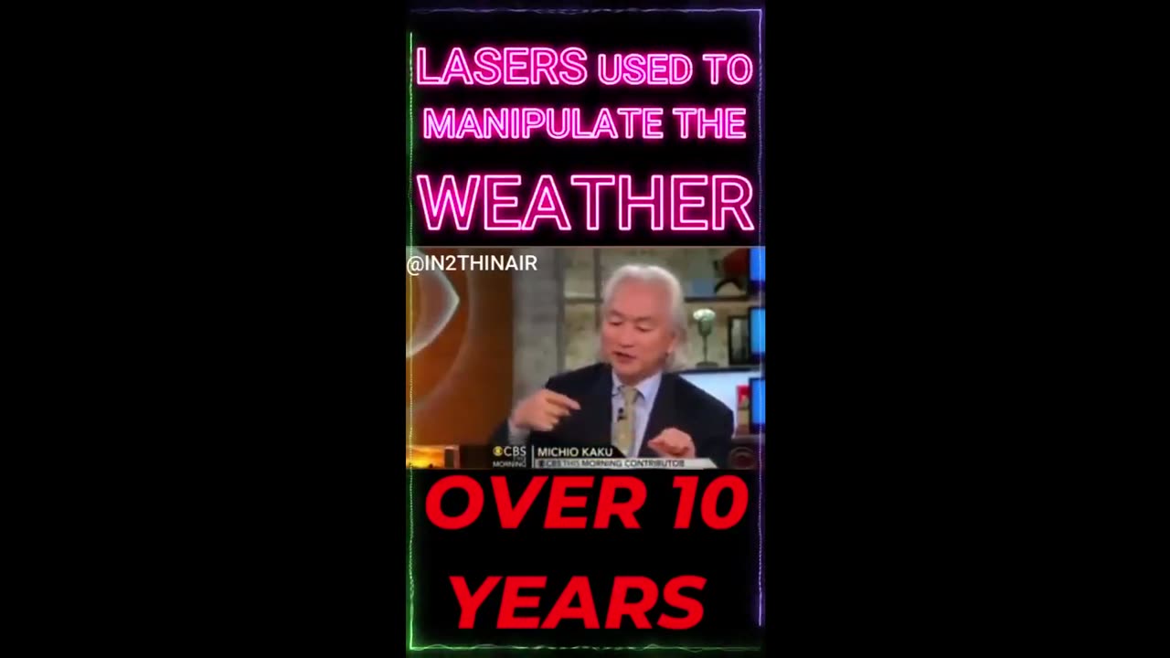 CBS recognizes Weather Control, Steering Hurricanes with Laser- US Patents & History @in2thinair