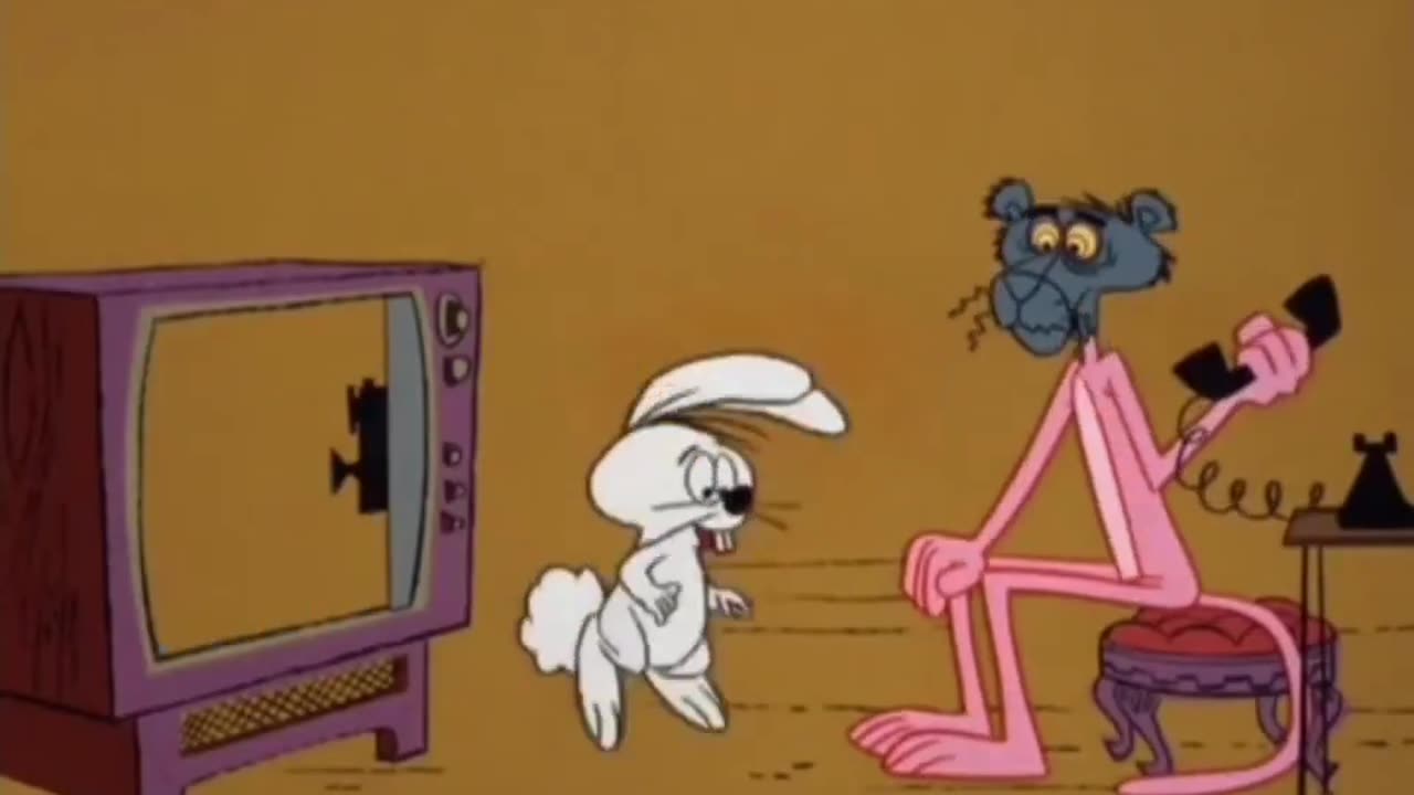 Pink Panther v rabbit LOL