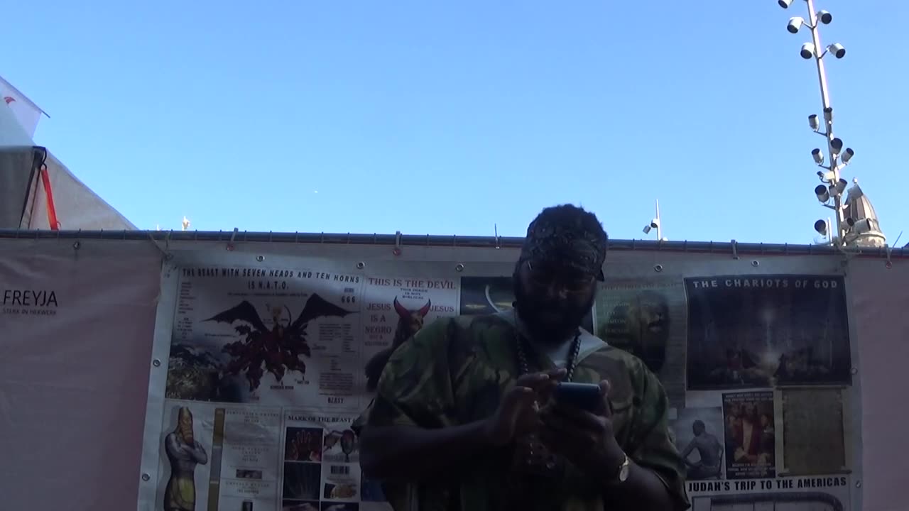 Hebrew Israelites Prophetic Camp Street Teaching 21-9- 2024 Amsterdam (The Dam/Netherlands) Pt 1