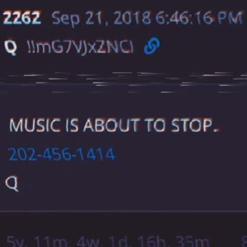 The music is about to stop - Q