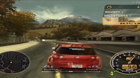 NFS Most Wanted Black Edition - Challenge Series Event 2 Gameplay(AetherSX2 HD)