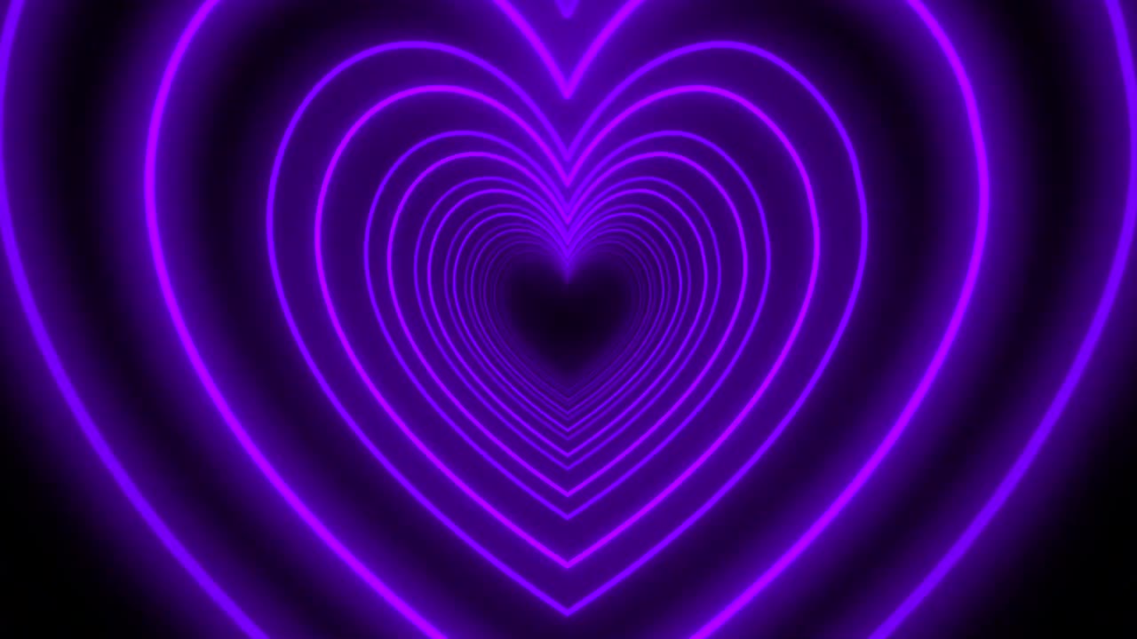 627. Purple Heart Background💜Love Heart Heart