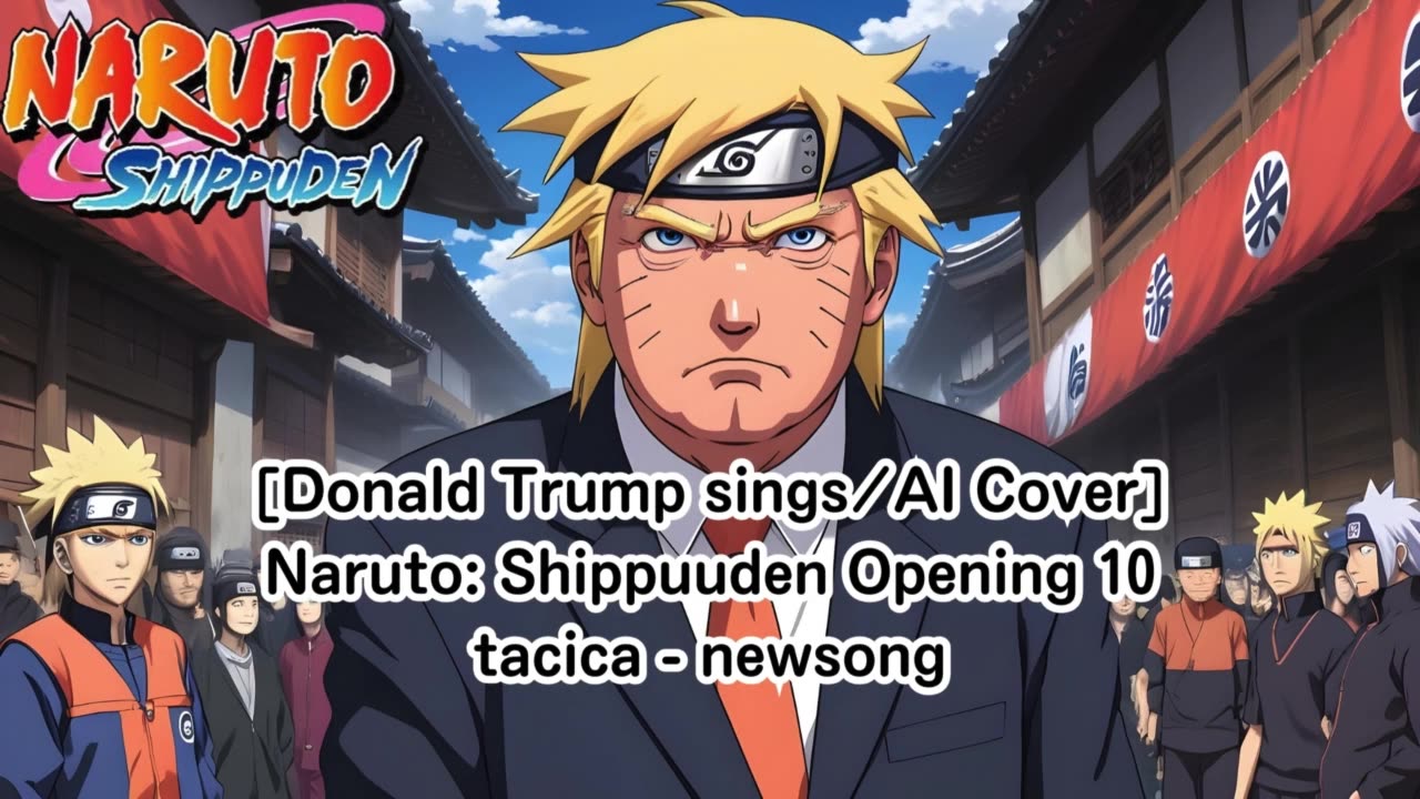 [Donald Trump AI Cover] Naruto: Shippuden Opening 10 | tacica - "newsong" tacica