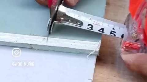 easy way to cut gypsum