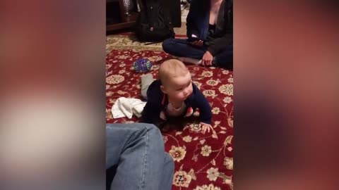 Baby and Cat Fun and Fails - Funny Baby Video