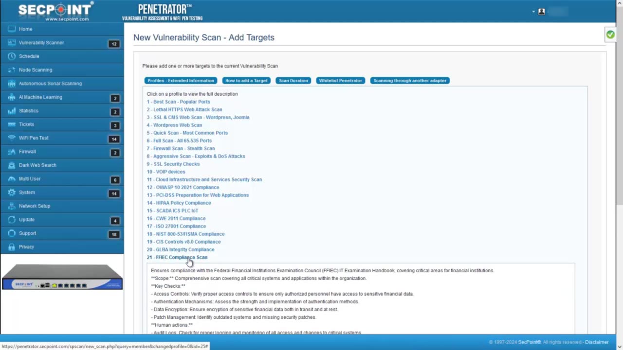 SecPoint Penetrator Vulnerability Scanner V61 Full Changelog Video