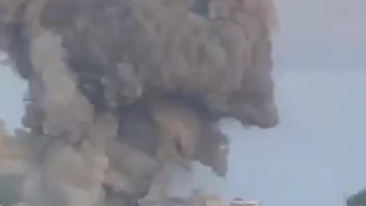 Footage reportedly of Israeli strikes in southern Lebanon.